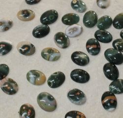 Ozean Jaspis - Cabochon - 20x15mm - 4 St�ck - Restposten