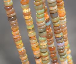 Welo Opal �thiopien - Rondelle - 3-5mm - Kettenstrang