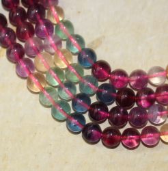 Fluorit - Kugel - 8mm - Kettenstrang