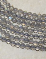 Labradorit - Kugel - 4mm - Kettenstrang