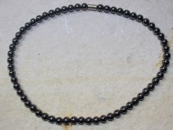H�matit - Kugel - 8mm - 45cm - Edelsteinkette - 10 St�ck