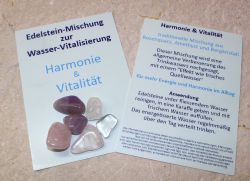 Wasser-Vitalisierung Edelsteine - Harmonie & Vitalit�t -  5 St.