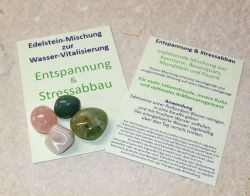 Wasser-Vitalisierung Edelsteine - Entspannung & Stressabbau 3 St