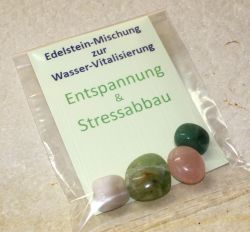 Wasser-Vitalisierung Edelsteine - Entspannung & Stressabbau 3 St