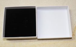 Schmuckverpackung - Geschenkbox Schachtel - 9x9x3cm - 12 St�ck