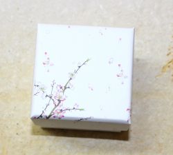 Schmuckverpackung - Geschenkbox Schachtel - 5x5x3,5cm - 24 St