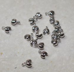 Kapsel Kalotte - 5mm - Sterling Silber - 20 St�ck