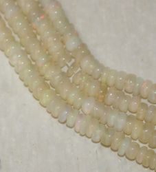 Welo Opal �thiopien - Rondelle - 3-5mm - Kettenstrang
