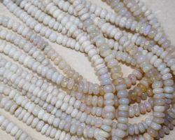 Opal - Rondelle - 5-6mm - 45cm - Edelstein Kette - 1 St�ck