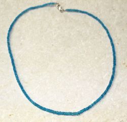 Apatit - Rondelle - 2,5-3,5mm - 45cm - Edelstein Kette - 1 St�ck