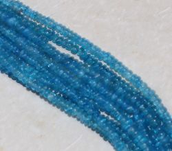Apatit - Rondelle - 2,5-3,5mm - 45cm - Edelstein Kette - 1 St�ck
