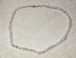 Herkimer Diamant - Kristalle - 4-6mm - 45cm - Edelstein Kette