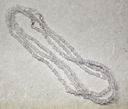 Herkimer Diamant - Kristalle - 4-6mm - 45cm - Edelstein Kette