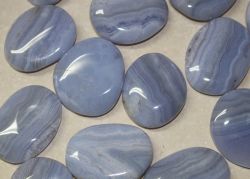 Chalcedon - Scheibensteine - 40-50mm - 250 Gramm
