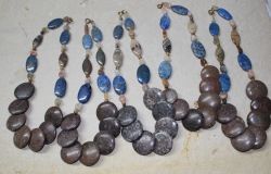 Edelstein Mix - Kette - 45cm - 5 St�ck