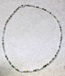 Chrysopras - Kugel  fac. - 3,5mm - 45cm - Kette - 1 St.