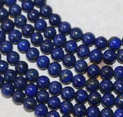 Lapis - Kugel - 6mm - Kettenstrang