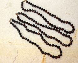 Mahagoni Obsidian - Kugel - 8mm - 45cm - Kette 2 St.