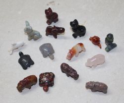 Tier Figur Mix - Edelstein - 25-35mm - 15 St�ck