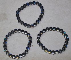 Mermaid Glass - Kugel - 8mm - Armband Elastik - 1 St.