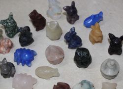 Tier Figur Mix - Edelstein - 30-35mm - 50 St�ck