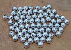 Zwischenteile - Schmuckzubeh�r - Metall rhodiniert - 10mm,