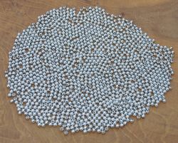Kugeln 3mm - Schmuckzubeh�r - Metall rhodiniert -