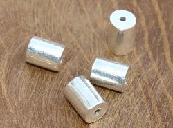 Walze -  9 x 6 mm - 20 St�ck -  Silber