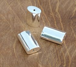 Zylinder -  18  x 12 x 7 mm - 5 St�ck -  Silber