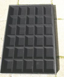Tablett Tray Deko 35x 24 x 3 cm mit Einteilung (30 F�cher)