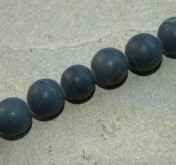 Basalt 14 mm Kugel Kettenstrang