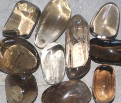 Rauchquarz - Trommelsteine - 500 Gramm