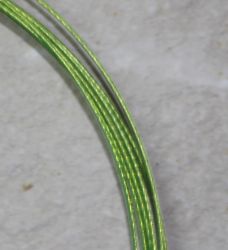 Halsreif - einreihig - gr�n - Magnetschlie�e - 45 cm - 10 St.