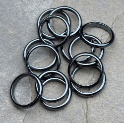 H�matit - Ring - 3mm - rund - 100 St�ck