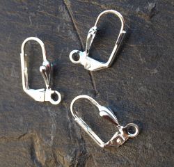 Brisuren - Ohrschmuck Zubeh�r - Metall versilbert - 20 St�ck