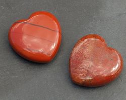 Jaspis rot - Herz - Handschmeichler - 40mm - 1 St�ck