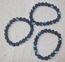 Mermaid Glass - Kugel - 8mm - Armband Elastik - 1 St�ck