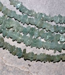 Aquamarin - Splitter - 6-12mm - Kettenstrang