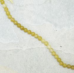 Anden Opal gelb - Kugel - 7-8mm - Kettenstrang