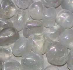 Bergkristall Angel Aura - Trommelsteine - 250 Gramm