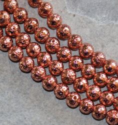 Lava - ros�gold plated - Kugel - 8mm - Kettenstrang