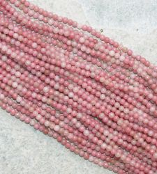 Rodonit - Kugel - 2mm - Kettenstrang