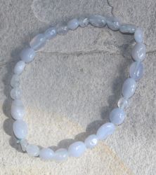 Chalcedon - Barock - 6-8mm - Armband Elastik - 4 St�ck