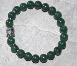 Aventurin - Kugel - 8mm - Buddha - Armband Elastik - 1 St�ck