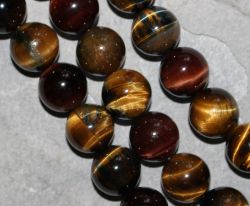 Tigerauge - multi - Kugel - 16mm - Kettenstrang