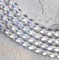 Bergkristall - Angel Aura - Kugel - 8mm - Kettenstrang