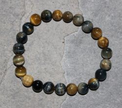 Tigerauge - Kugel - 8mm - Armband Elastik - 1 St�ck