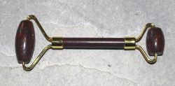 Jaspis - Massageroller - 14 cm lang - in Geschenkbox