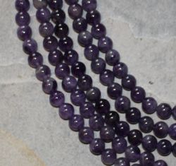 Amethyst - Kugel - 10mm - Kettenstrang