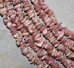 Rhodochrosit - Splitter - 5-10mm - Kettenstrang